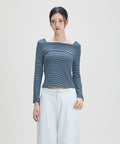 MIXXO MIXXO T-Shirt Striped Long Sleeve