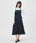 MIXXO MIXXO Halter Layered Long Dress