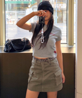 MIXXO MIXXO Cargo Denim Skirt S