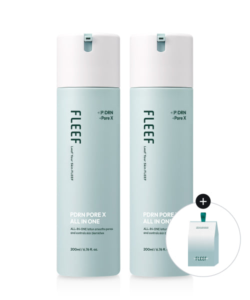 FLEEF [2PACK] PDRN PoreX All-in-One Lotion 200ml (+shopping bag included)