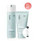FLEEF [SET] PDRN PoreX All-in-One Lotion 200ml + PDRN PoreX Charcoal Bead Pack Cleanser 150ml (+ free moisturizing cream)