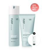 FLEEF [SET] PDRN PoreX All-in-One Lotion 200ml + PDRN PoreX Charcoal Bead Pack Cleanser 150ml (+ free moisturizing cream)
