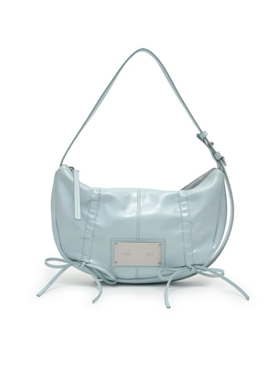 MATIN KIM Half Shirring Ribbon Round Bag