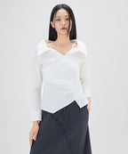 MIXXO MIXXO Shirt Wrap Blouse C