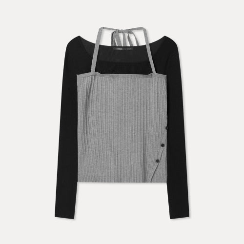 MIXXO MIXXO Layered Bustier Pullover S