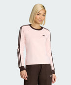 ADIDAS ADIDAS T-Shirt Long Sleeve Slim Fit - Sandy Pink