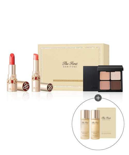 OHUI OHUI The First Nature Coral Lipstick & Lip Balm Duo Set