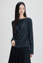 MIXXO MIXXO Wrap Button Pullover Women S