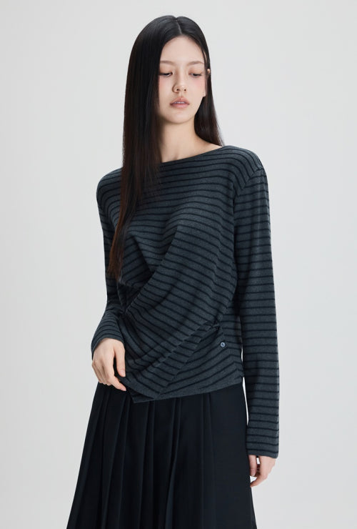 MIXXO MIXXO Wrap Button Pullover Women S