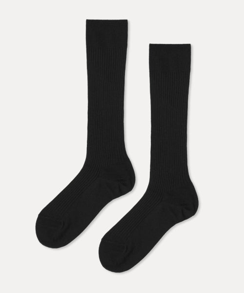 MIXXO MIXXO Knee Socks See-through Ribbed (C)