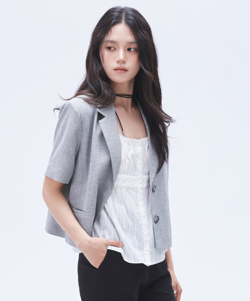 MIXXO MIXXO Shirring Tank Top Blouse C