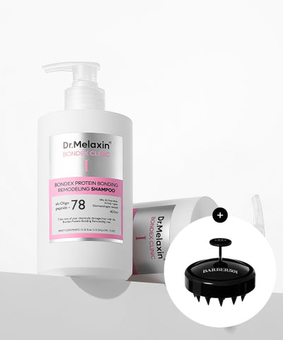 [2 packs] Bondex Shampoo (+ Barber 501 Shampoo Brush included)