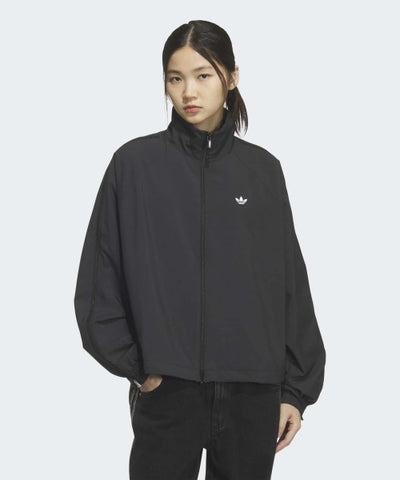 ADIDAS 3-Stripe Zip Track Top - Black