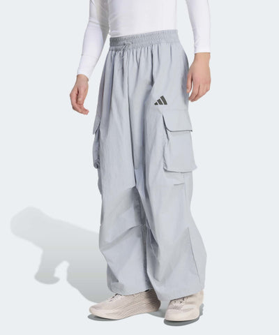 ADIDAS City Tech Windbreaker Pants - Silver:Black