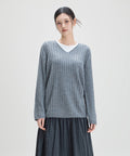 MIXXO MIXXO V-neck Loose Fit Pullover C