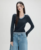 MIXXO MIXXO Knitwear Collar Layered Pullover