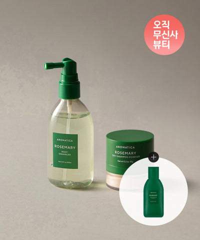 [Only Musinsa Beauty] Rosemary Root Enhancer 100ML+Dry Shampoo Powder 10G+Shampoo Sachet 10ML