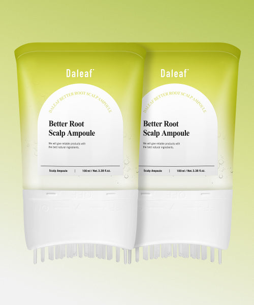 DALEAF [2 pieces] Dalif Better Root Hair Loss Scalp Ampoule 100ml PDRN Scalp Massage Function Soothing Cooling