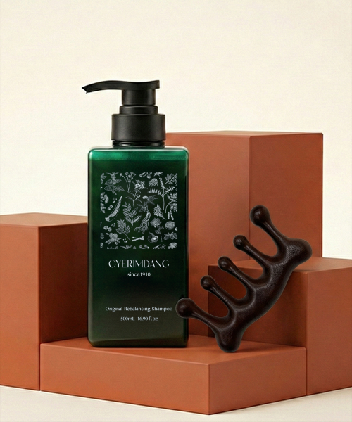 GYERIMDANG Premium natural hair loss shampoo 500ml + scalp care gua sha SET