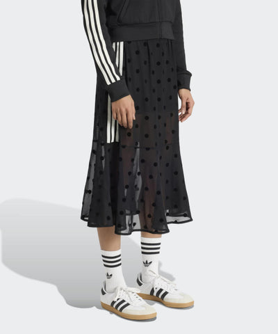 ADIDAS Sheer Polka Dot Skirt - Size L