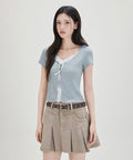 MIXXO MIXXO Frill Tank Top Cardigan S