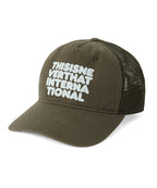 THISISNEVERTHAT THISISNEVERTHAT Washed Trucker Cap Olive