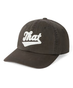 THISISNEVERTHAT THISISNEVERTHAT Overdyed That Applique Cap Washed Black