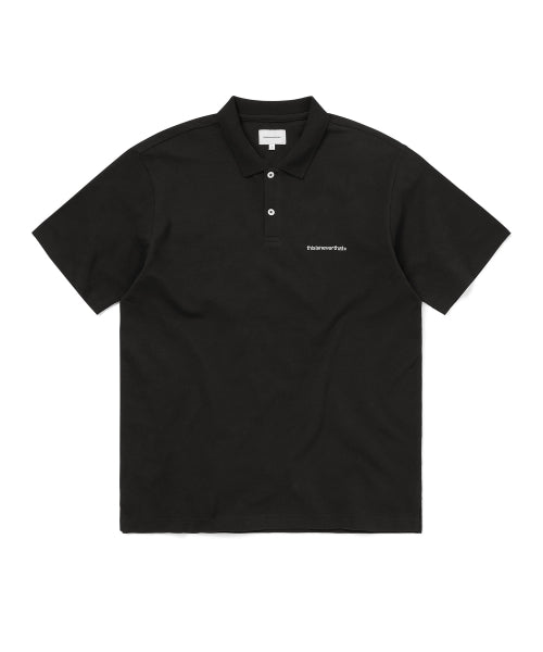 THISISNEVERTHAT THISISNEVERTHAT T-Shirt T-Logo S/S Jersey Polo Black