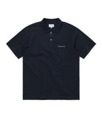 THISISNEVERTHAT THISISNEVERTHAT T-Shirt T-Logo S/S Jersey Polo Navy