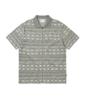 THISISNEVERTHAT THISISNEVERTHAT Jungle Jacquard Zip Up Top Grey