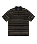 THISISNEVERTHAT THISISNEVERTHAT Striped S/S Knit Polo Black