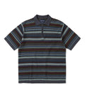THISISNEVERTHAT THISISNEVERTHAT Striped S/S Knit Polo Dark Navy