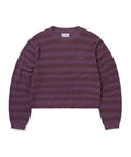 THISISNEVERTHAT THISISNEVERTHAT Mesh Striped W Crewneck Dried Rose