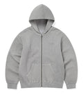 THISISNEVERTHAT THISISNEVERTHAT Damaged Zip Up Hoodie Khaki Grey