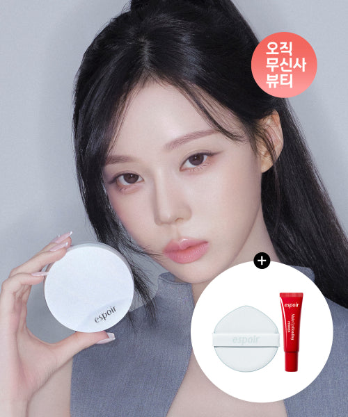ESPOIR ESPOIR Silk Skin Layer Cushion + Refill (Peach Long)