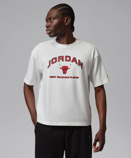 NIKE NIKE T-Shirt M - White: University Red