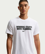 NIKE NIKE T-Shirt M - White:Black
