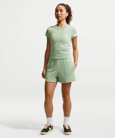NIKE Sportswear Chill Terry Mid-Rise Shorts - Steam
