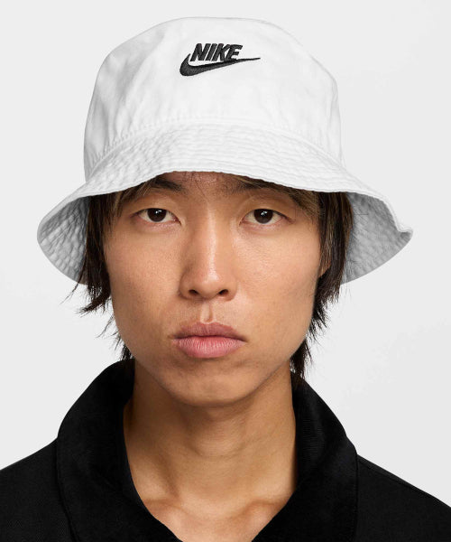 NIKE NIKE Apex Futura Washed Bucket Hat - White:Black