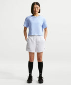 NIKE NIKE Sportswear Classic Woven Mid-Rise Shorts W - White:Black