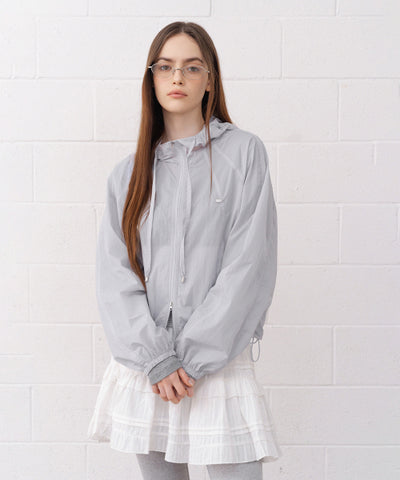 MIXXO Hoodie See-through Long Sleeve