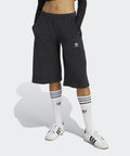 ADIDAS ADIDAS Essential French Terry Long Short Pants - Black