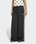 ADIDAS ADIDAS Satin Polka Dot Wide Leg Pants - Black