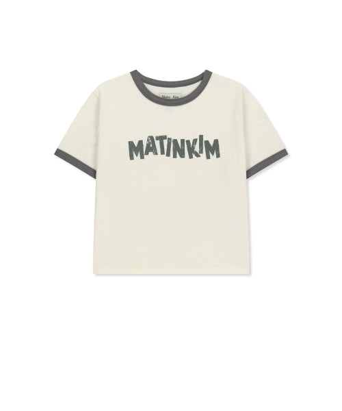 MATIN KIM MATIN KIM T-Shirt Cream