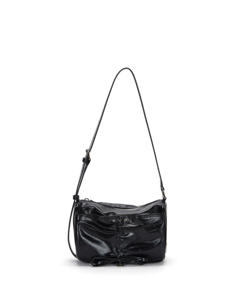 MATIN KIM MATIN KIM Front Shirring Ribbon Mini Bag