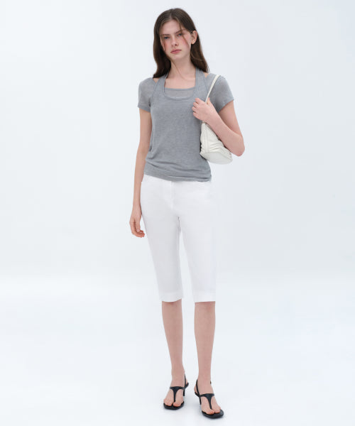 MUSINSA STANDARD WOMAN MUSINSA STANDARD WOMAN T-Shirt Medium Gray