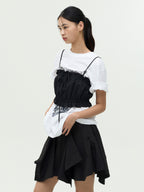 E.B.M (Edition by Michaa) Layered bustier top EMP8ATP130