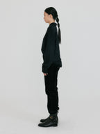 EENK ZIRYNA Classic Shirt with Brooch - Black