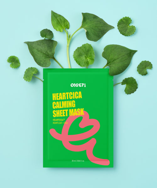 OGET OGET Heart Cica Calming Sheet Mask (5 sheets)