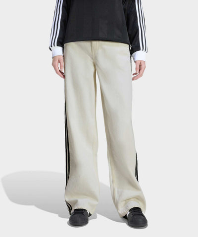 ADIDAS Firebird Track Pants Denim - White